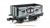 NR-7008P Peco 9ft 7 Plank Open Wagon number 725 - LUNT